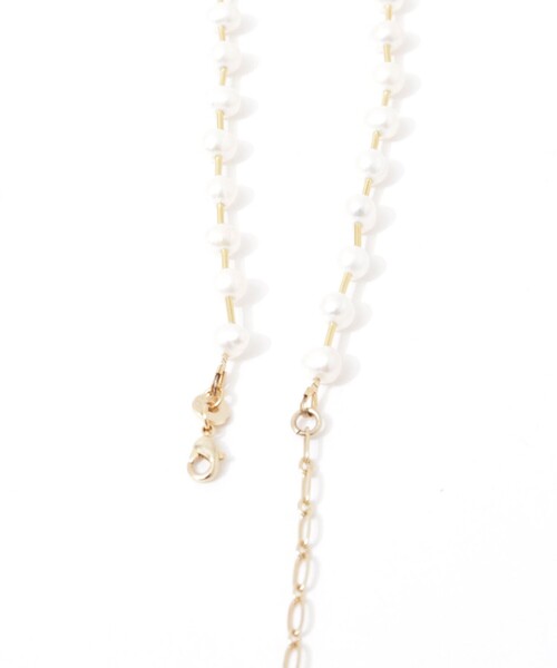 NOLLEY’S（ノーリーズ）の「【grace grace/グラスグラス】【WEB STAFF守屋☆】パイプ淡水パールネックレス（ネックレス・レディース・オフホワイト・FREE）」の8枚目の写真