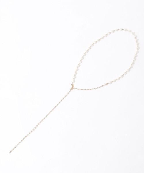 NOLLEY’S（ノーリーズ）の「【grace grace/グラスグラス】【WEB STAFF守屋☆】パイプ淡水パールネックレス（ネックレス・レディース・オフホワイト・FREE）」の3枚目の写真