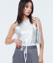 IRENE アイレネ タンクトップ ビスチェ シルバー IRENE アイレネ タンクトップ ビスチェ シルバー レディース