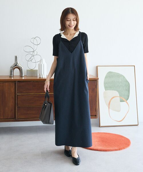 Petit fleur（プチフルール）の「・Petit Fleur バイカラーレイヤードニット（ニット/セーター・レディース・ブラック/ブラウン/ボルドー・FREE）」の15枚目の写真