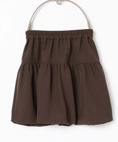 Honeys（ハニーズ）の「ミニバルーンスカート（スカート・レディース・杢グレー/アイボリー/ブラック/ブラウン・L/M/S）」の20枚目の写真