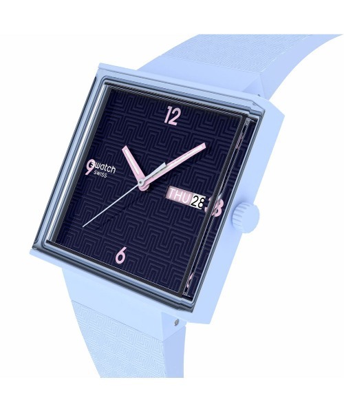 SWATCH(スウォッチ)の「BRIGHT ANGLE(アナログ腕時計・レディース・ブルー/グレー・FREE)」の3枚目の写真