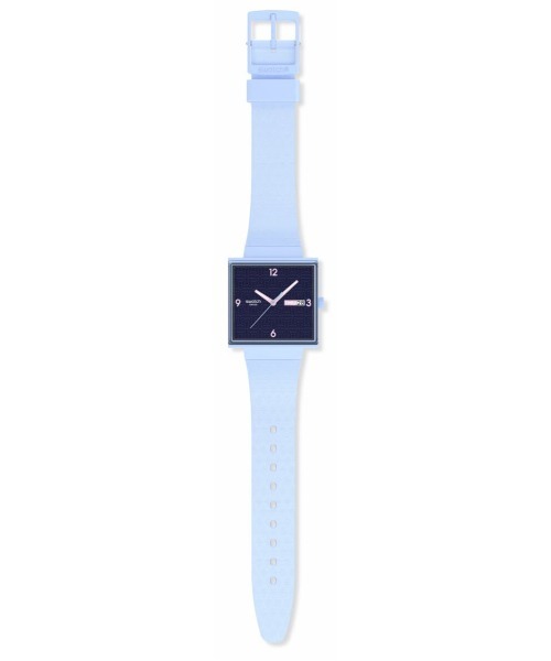SWATCH(スウォッチ)の「BRIGHT ANGLE(アナログ腕時計・レディース・ブルー/グレー・FREE)」の4枚目の写真