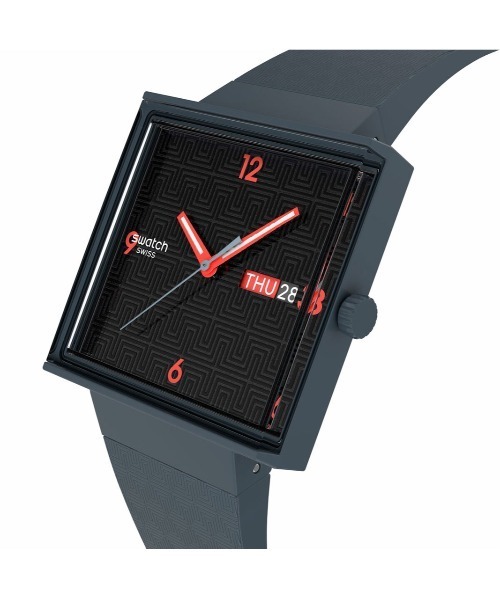 SWATCH(スウォッチ)の「BRIGHT ANGLE(アナログ腕時計・レディース・ブルー/グレー・FREE)」の5枚目の写真