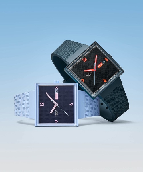 SWATCH(スウォッチ)の「BRIGHT ANGLE(アナログ腕時計・レディース・ブルー/グレー・FREE)」の7枚目の写真