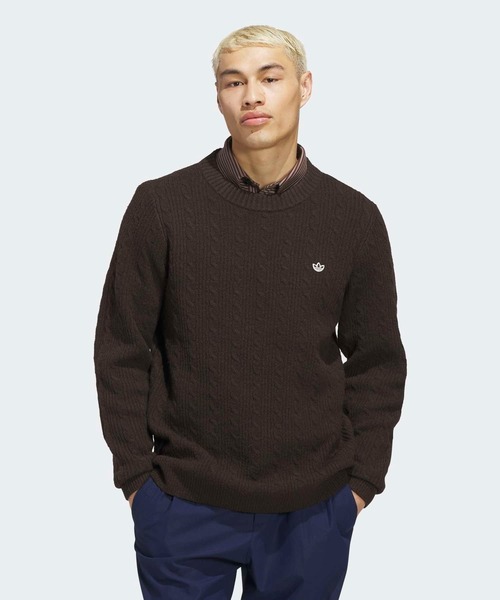 ゴルフ　セーター オリジナルスゴルフ Originals ケーブルニット セーター【adidas Golf