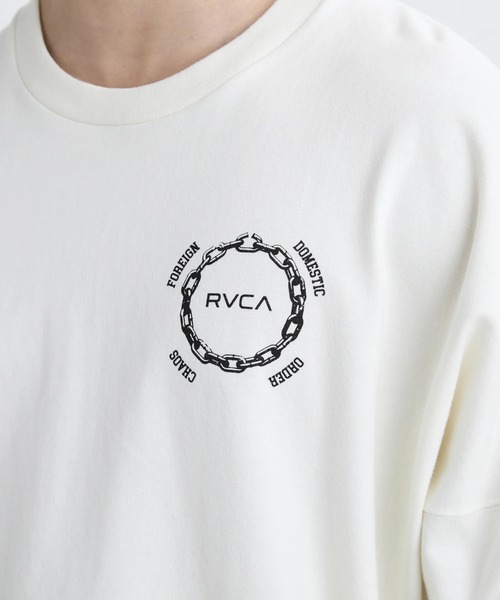 RVCA（ルーカ）の「RVCA メンズ METAL URGY LT ロンＴ 【2025年秋冬モデル】ルーカワイドシルエットバックプリント長袖ロンT（Tシャツ/カットソー・メンズ・ブラック/ベージュ/オフホワイト/ブルー系その他・SMALL/MEDIUM/LARGE/X-LARGE）」の6枚目の写真