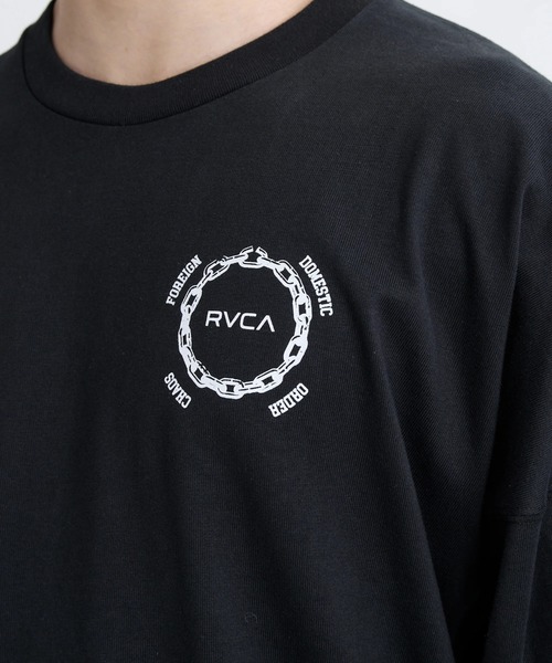 RVCA（ルーカ）の「RVCA メンズ METAL URGY LT ロンＴ 【2025年秋冬モデル】ルーカワイドシルエットバックプリント長袖ロンT（Tシャツ/カットソー・メンズ・ブラック/ベージュ/オフホワイト/ブルー系その他・SMALL/MEDIUM/LARGE/X-LARGE）」の11枚目の写真