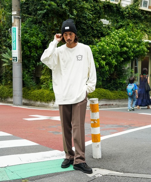 RVCA(ルーカ)の「RVCA メンズ METAL URGY LT ロンT 【2025年秋冬モデル】ルーカワイドシルエットバックプリント長袖ロンT(Tシャツ/カットソー・メンズ・ブラック/ベージュ/オフホワイト/ブルー系その他・SMALL/MEDIUM/LARGE/X-LARGE)」の15枚目の写真