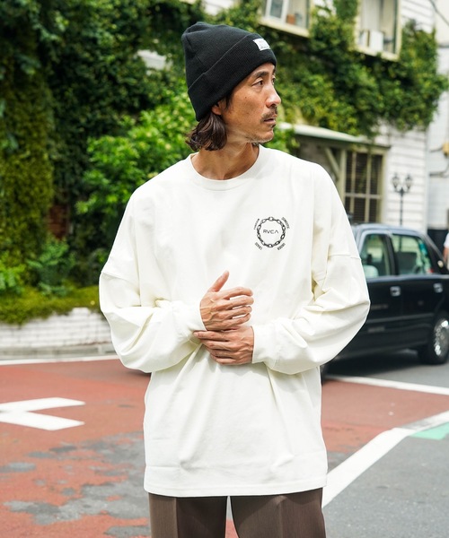 RVCA(ルーカ)の「RVCA メンズ METAL URGY LT ロンT 【2025年秋冬モデル】ルーカワイドシルエットバックプリント長袖ロンT(Tシャツ/カットソー・メンズ・ブラック/ベージュ/オフホワイト/ブルー系その他・SMALL/MEDIUM/LARGE/X-LARGE)」の17枚目の写真