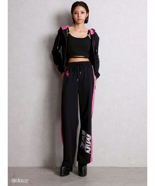 GYDA（ジェイダ）の「Disney/GYDA leopard ストレートパンツ（その他パンツ・レディース・レッド/ブラック/オフホワイト・FREE）」の5枚目の写真