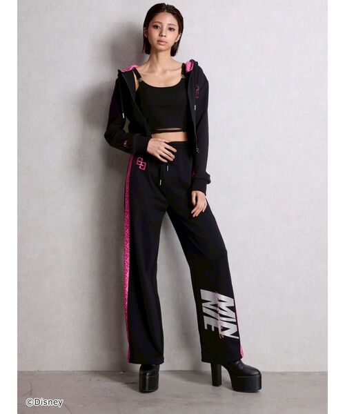 GYDA（ジェイダ）の「Disney/GYDA leopard ストレートパンツ（その他パンツ・レディース・レッド/ブラック/オフホワイト・FREE）」の6枚目の写真