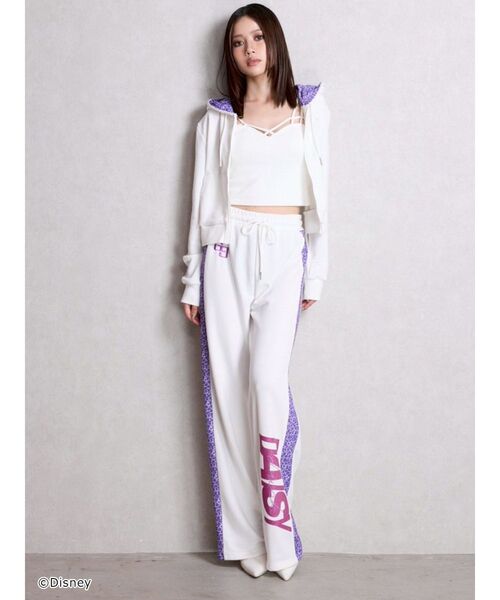 GYDA（ジェイダ）の「Disney/GYDA leopard ストレートパンツ（その他パンツ・レディース・レッド/ブラック/オフホワイト・FREE）」の18枚目の写真