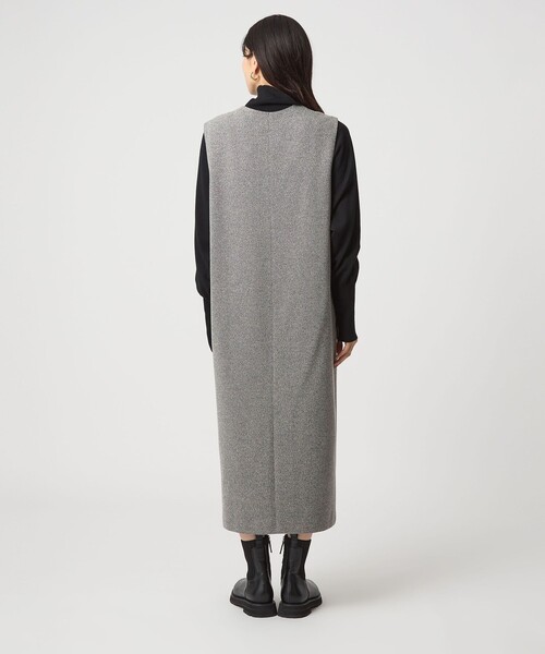 セール】［size SHORTあり］カルゼ キーネック ジャンパースカート