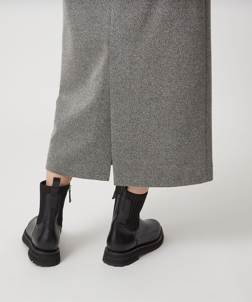 green label relaxing（グリーンレーベルリラクシング）の「［size SHORTあり］カルゼ キーネック ジャンパースカート（ジャンパースカート・レディース・グレー/ブラック/ブラウン・SHORT/FREE）」の13枚目の写真