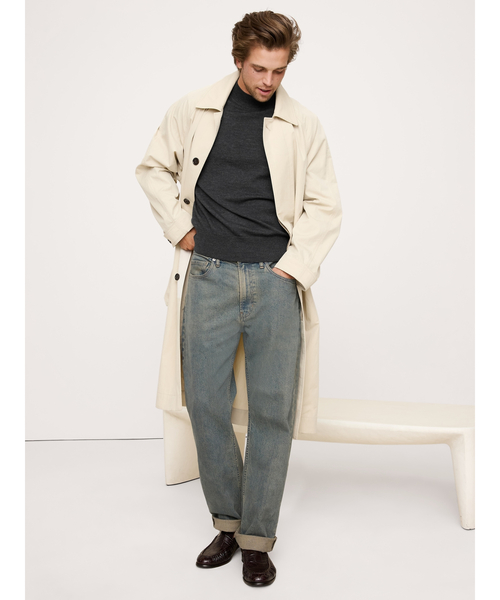 Banana Republic（バナナリパブリック）の「メリノ モックネックセーター（ニット/セーター・メンズ・チャコールグレー/ブラウン/ネイビー・L/S/XL/M）」の8枚目の写真