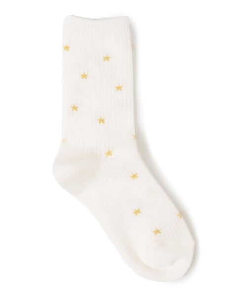 SHIPS（シップス）の「SHIPS KIDS:星柄 ソックス（ソックス/靴下・キッズ・ライトグレー/ブラック/オフホワイト/ブラウン系その他・SMALL/LARGE/X-SMALL/MEDIUM）」の2枚目の写真