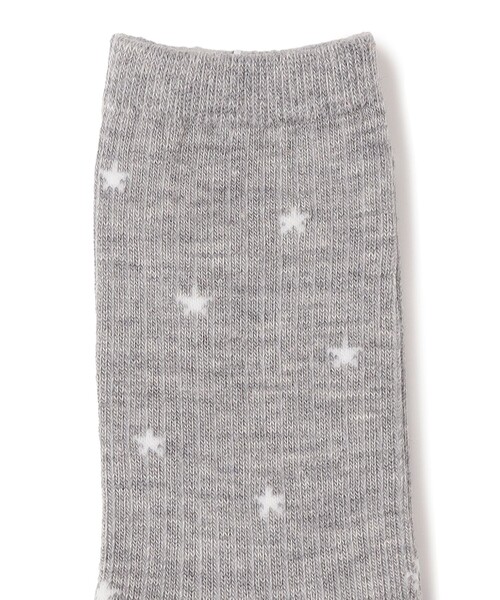 SHIPS（シップス）の「SHIPS KIDS:星柄 ソックス（ソックス/靴下・キッズ・ライトグレー/ブラック/オフホワイト/ブラウン系その他・SMALL/LARGE/X-SMALL/MEDIUM）」の5枚目の写真