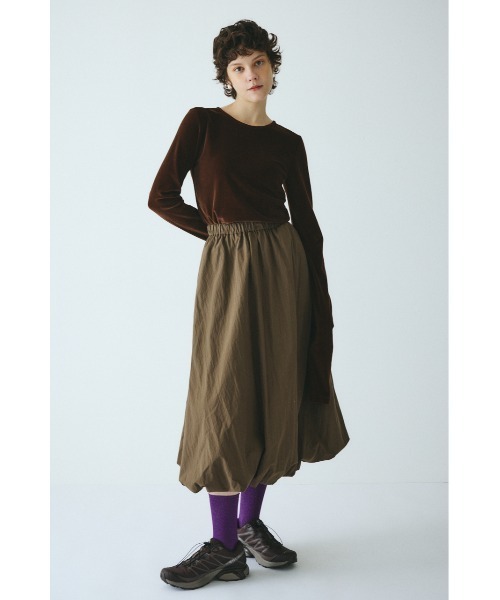 HeRIN.CYE（ヘリンドットサイ）の「Balloon form skirt　　バルーンフォルムスカート（スカート・レディース・ブラウン/ブラック・36/38）」の10枚目の写真
