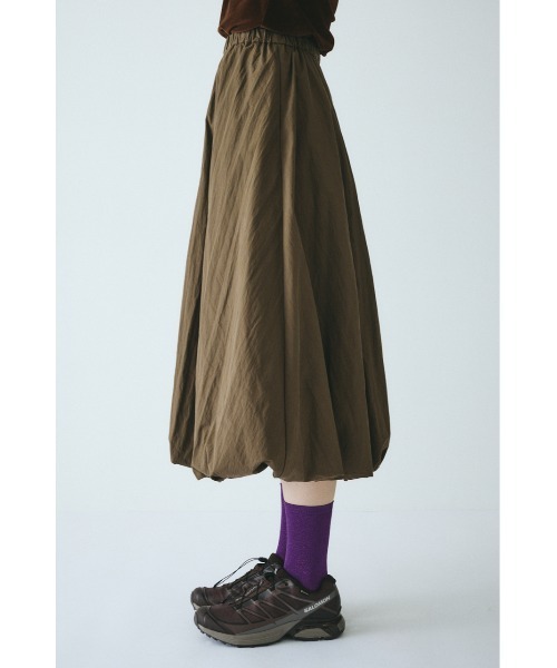HeRIN.CYE（ヘリンドットサイ）の「Balloon form skirt　　バルーンフォルムスカート（スカート・レディース・ブラウン/ブラック・36/38）」の9枚目の写真