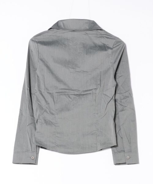 VIBGYOR(ヴィブジョー)の「【LAMPOON】タイトグレーシャツ(シャツ/ブラウス・レディース・グレー・MEDIUM/SMALL/LARGE)」の9枚目の写真