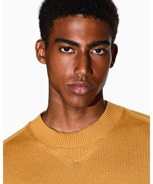 A|X アルマーニ エクスチェンジ】ウールコットンブレンド ニットプル