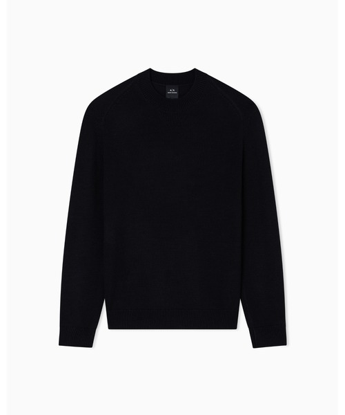 A|X アルマーニ エクスチェンジ】ウールコットンブレンド ニットプル