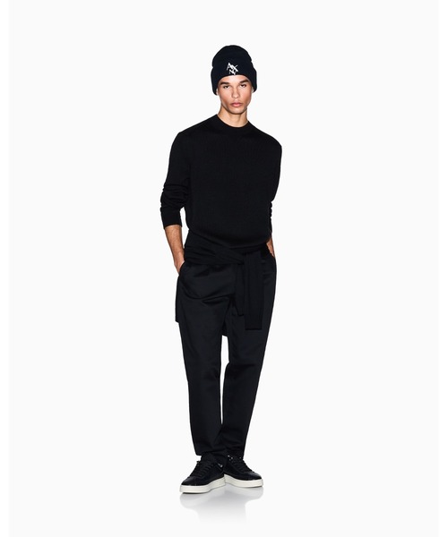 ARMANI EXCHANGE（アルマーニエクスチェンジ）の「【A|X アルマーニ エクスチェンジ】＜オンライン限定＞ウールコットンブレンド ニットプルオーバー（ニット/セーター・メンズ・マスタード/ブラック・X-SMALL/X-LARGE/LARGE/MEDIUM/SMALL）」の6枚目の写真