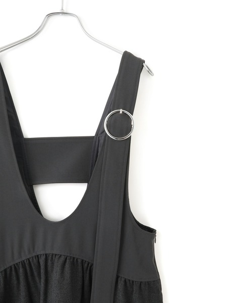 WEB限定】ディープネックAラインワンピース（ワンピース）｜ADAM ET