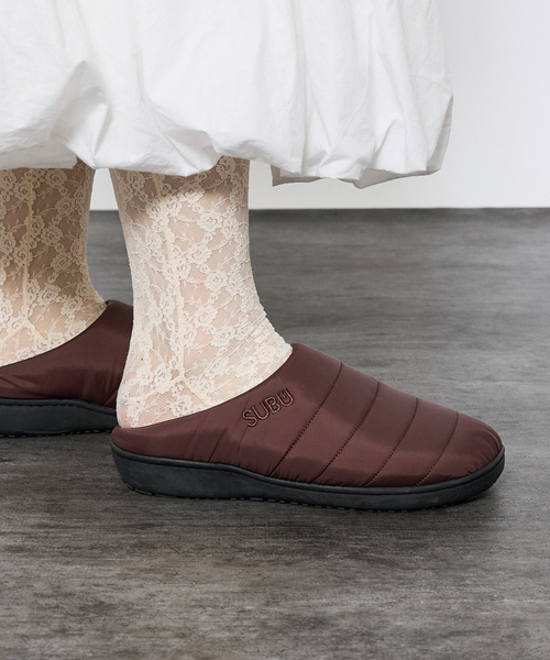 SUBU（スブ）の「【SUBU/スブ】SB001 PERMANENT / 冬用サンダル / ダウンサンダル/ユニセックス（スリッポン・メンズ・ブラック/ダークブラウン/ブラウン系その他/シルバー/ブラック系その他/グレー/ピンク・1/2/3）」の9枚目の写真
