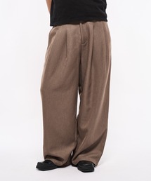 Elanque(GN)2tuck slacks pants(XbNX)