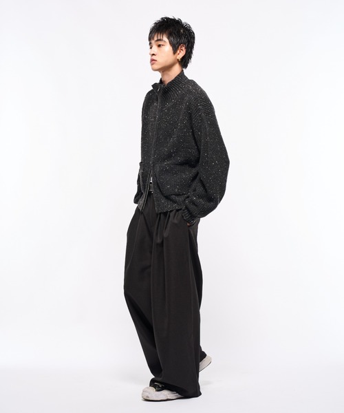 2tuck slacks pants/2タックスラックスパンツ（スラックス）｜Elanque