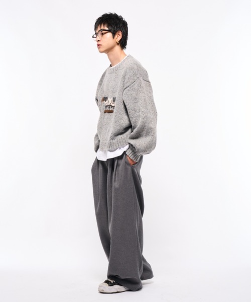 Elanque（エランク）の「2tuck slacks pants/2タックスラックスパンツ（スラックス・メンズ・ブラウン/グレー/ブラック・SMALL/MEDIUM/LARGE）」の18枚目の写真