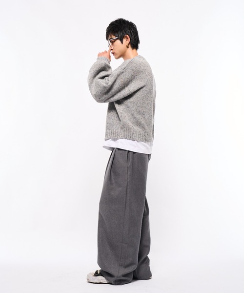 Elanque（エランク）の「2tuck slacks pants/2タックスラックスパンツ（スラックス・メンズ・ブラウン/グレー/ブラック・SMALL/MEDIUM/LARGE）」の19枚目の写真