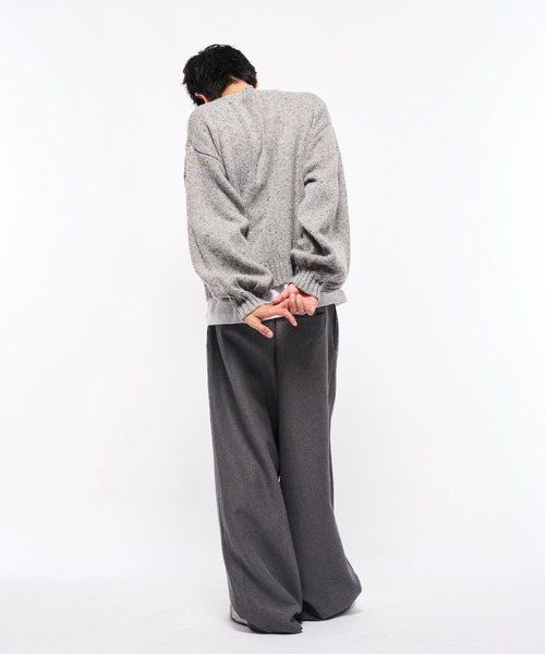 Elanque（エランク）の「2tuck slacks pants/2タックスラックスパンツ（スラックス・メンズ・ブラウン/グレー/ブラック・SMALL/MEDIUM/LARGE）」の20枚目の写真