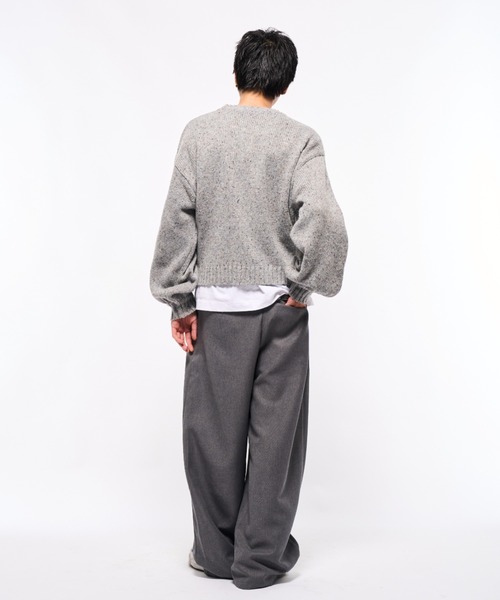 Elanque（エランク）の「2tuck slacks pants/2タックスラックスパンツ（スラックス・メンズ・ブラウン/グレー/ブラック・SMALL/MEDIUM/LARGE）」の21枚目の写真