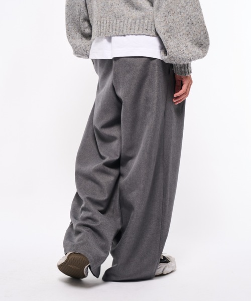 Elanque（エランク）の「2tuck slacks pants/2タックスラックスパンツ（スラックス・メンズ・ブラウン/グレー/ブラック・SMALL/MEDIUM/LARGE）」の14枚目の写真