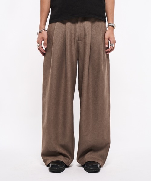 2tuck slacks pants/2タックスラックスパンツ（スラックス
