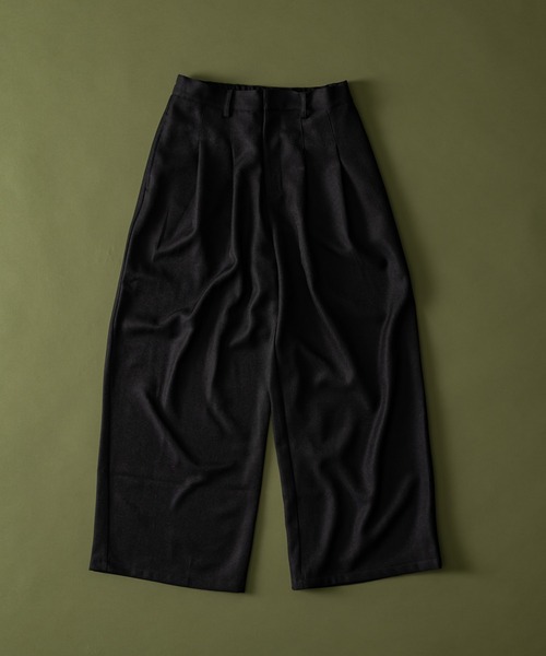 セール】2tuck slacks pants/2タックスラックスパンツ（スラックス
