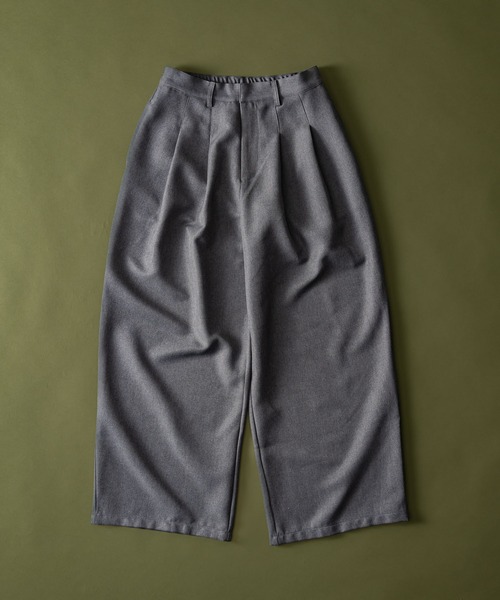 2tuck slacks pants/2タックスラックスパンツ（スラックス）｜Elanque