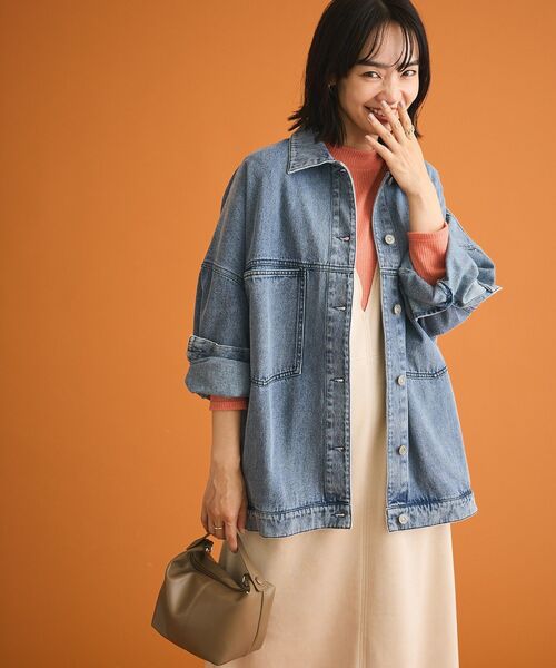 セール】BIGシルエットGジャン（デニムジャケット）｜Green Parks