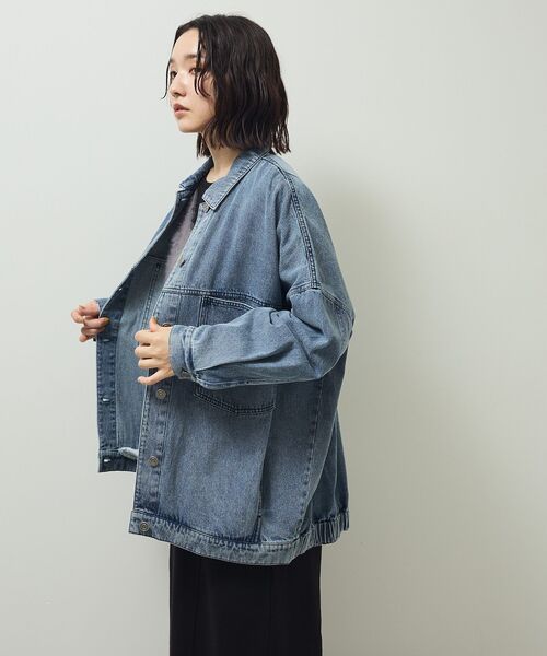 セール】BIGシルエットGジャン（デニムジャケット）｜Green Parks