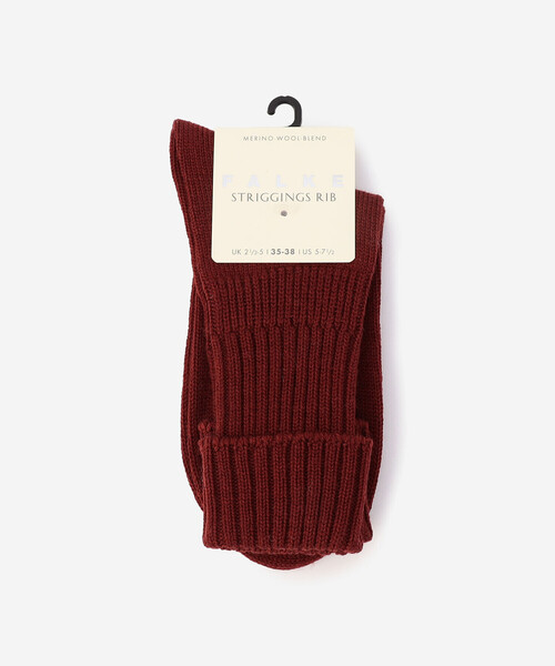 FALKE(ファルケ)の「FALKE | 47520 STRIGGINGS RIB SOCKS WOMEN(ソックス/靴下・レディース・ブラック/オフホワイト/ダークグレー/ブラウン/レッド系その他/ダークブラウン・35/38)」の15枚目の写真