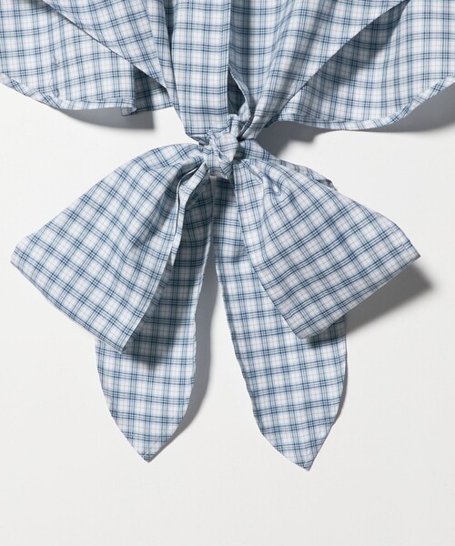 6(ROKU)＞コットン ロングリボン シャツ（シャツ/ブラウス）｜6（ロク