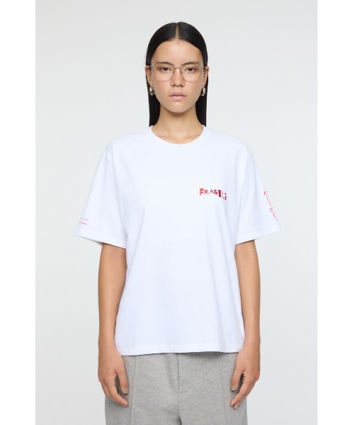 PROJECT U（プロジェクトユー）の「PU FRAGILE Tシャツ（Tシャツ/カットソー・レディース・ホワイト・FREE）」の14枚目の写真