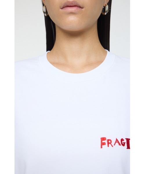 PROJECT U（プロジェクトユー）の「PU FRAGILE Tシャツ（Tシャツ/カットソー・レディース・ホワイト・FREE）」の4枚目の写真