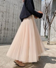 cammie（キャミー）の「チュールフレアスカート（スカート）」