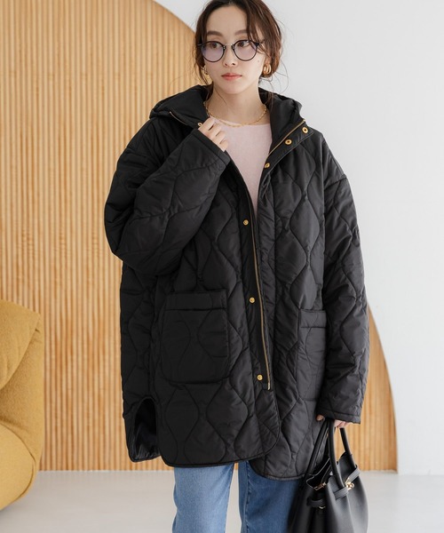 UNIVERSAL OVERALL別注＞キルティングフードブルゾン/579951（ブルゾン