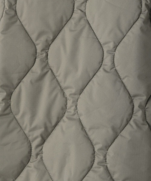 Elura（エルーラ）の「＜UNIVERSAL OVERALL別注＞キルティングフードブルゾン/579951（ブルゾン・レディース・カーキ/ブラック/ダークブラウン・FREE）」の17枚目の写真