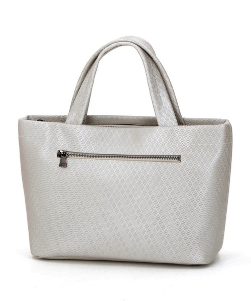 MONSIEUR NICOLE（ムッシュニコル）の「レザースマート トートバッグ（トートバッグ・メンズ・ブラック/ライトグレー・FREE）」の2枚目の写真